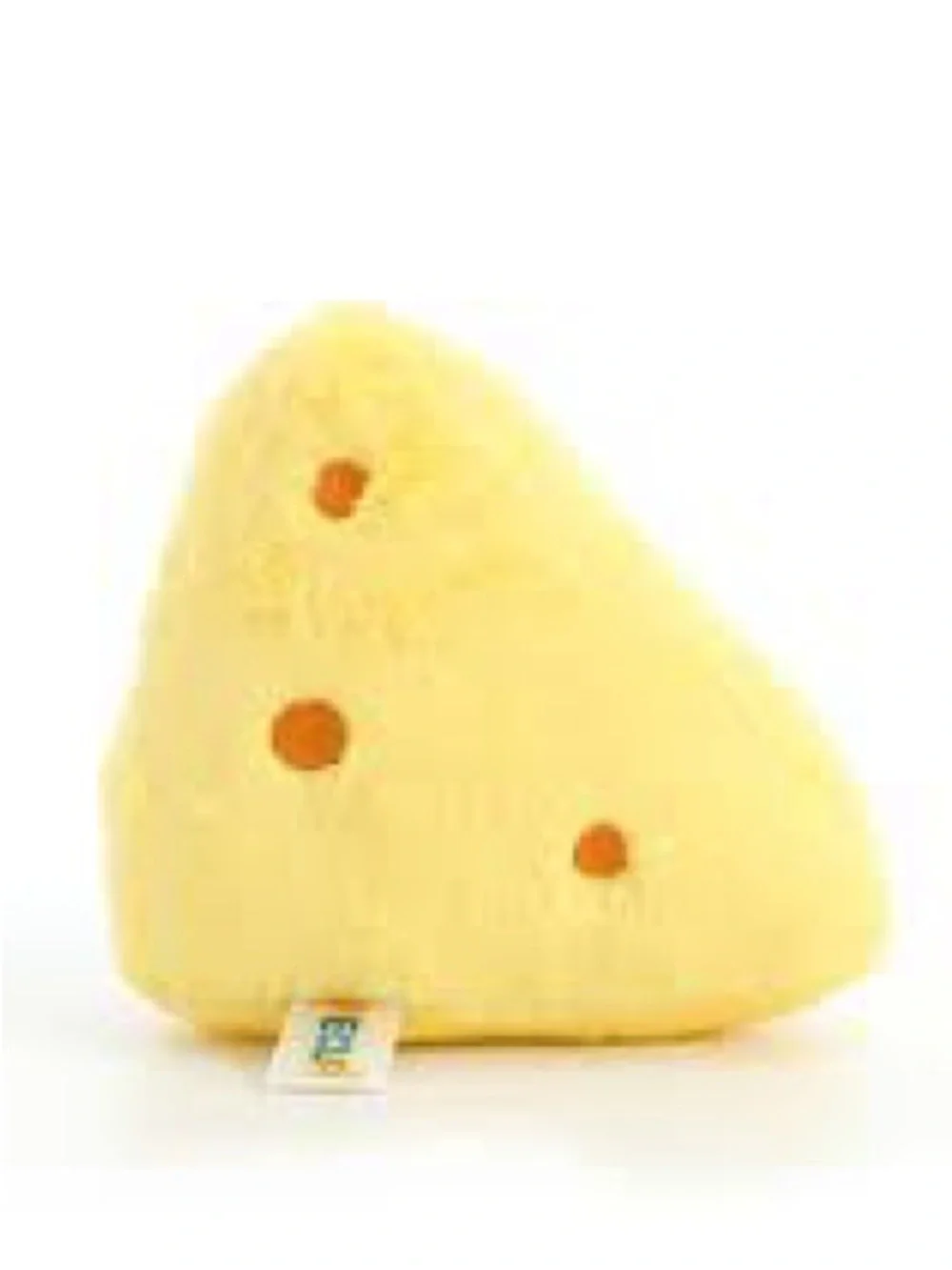 Brand new small Yellow Cheese Wedge Plush Pillow dog toy